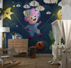 Kids Space Travel Wallpaper, Alien and Pets Mural, Oversized Custom Size Wall Art, Non - Woven, Non - Adhesive, Modern Wall Paper, Removable - Adawall Wallpaper - Registered Trade Accounts Only, Wallpaper Wholesale Account - W78119 - Adawall Wholesale - Wallpaper Wholesaler