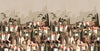 Landscape Wall Mural Houses Cityscape Stylish Wallpaper, Light Beige Oversized Custom Size Wall Covering, Non - Woven, Non - Adhesive, Modern Large Art - Adawall Wallpaper - Registered Trade Accounts Only, Wallpaper Wholesale Account - SE318-3 - Adawall Wholesale - Wallpaper Wholesaler