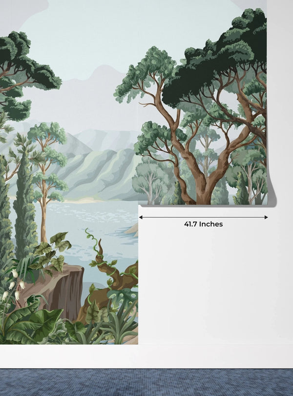 Landscape Wallpaper, Alcove Mural, Oversized Custom Size Wall Art, Non - Woven, Non - Adhesive, Modern Wall Paper, Removable - Adawall Wallpaper - Registered Trade Accounts Only, Wallpaper Wholesale Account - W77758 - Adawall Wholesale - Wallpaper Wholesaler