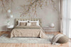 Large Blossom Tree Wallpaper, Yellow Chinoiserie Nature Flowers Wall Mural, Custom Size Wall Covering, Non - Woven, Non - Pasted, Removable, Washable, Floral Art - Adawall Wallpaper - Registered Trade Accounts Only, Wallpaper Wholesale Account - FJ302-1 - Adawall Wholesale - Wallpaper Wholesaler
