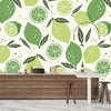 Lemons and Limes Wallpaper, Seamless Pattern Mural, Oversized Custom Size Wall Art, Non - Woven, Non - Adhesive, Modern Wall Paper, Removable - Adawall Wallpaper - Registered Trade Accounts Only, Wallpaper Wholesale Account - W78047 - Adawall Wholesale - Wallpaper Wholesaler