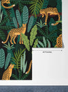 Leopards, Tropical Leaves Wallpaper, Seamless Pattern Mural, Oversized Custom Size Wall Art, Non - Woven, Non - Adhesive, Modern Wall Paper, Removable - Adawall Wallpaper - Registered Trade Accounts Only, Wallpaper Wholesale Account - W78025 - Adawall Wholesale - Wallpaper Wholesaler