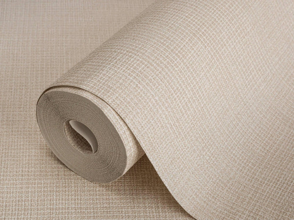 Light Beige Contemporary Textured Light Beige Traditional wallpaper, Mono Color Neutral wallpapering - Walloro High End Wallcoverings & More