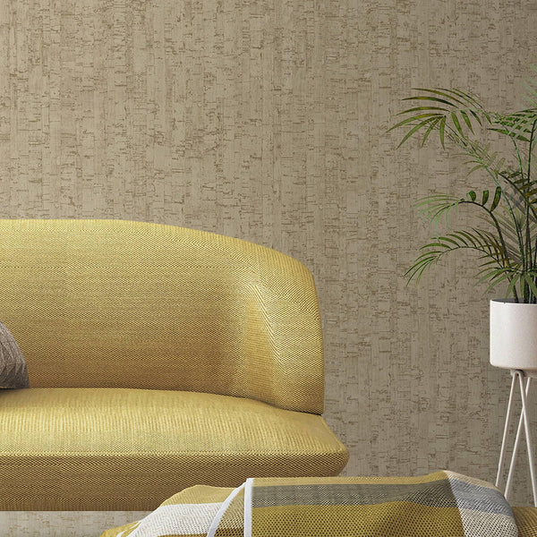 Light Beige Cork Textured Wallpaper, Wood Tree Bark Grain Design Stylish Realistic Wallcovering - Adawall Wallpaper - Registered Trade Accounts Only, Wallpaper Wholesale Account - 3709-2 - Adawall Wholesale - Wallpaper Wholesaler