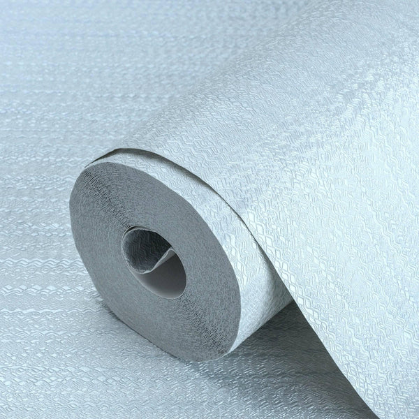 Light Blue Shiny 3D Embossed Striped Wallpaper, Plain Color Textured Wall Paper - Adawall Wallpaper - Registered Trade Accounts Only, Wallpaper Wholesale Account - 9910-3 - Adawall Wholesale - Wallpaper Wholesaler