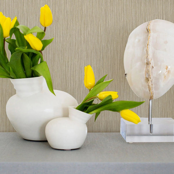 Light Color Striped Embossed Wallpaper, Jute Natural Color Linen Textured Wallcovering - Adawall Wallpaper - Registered Trade Accounts Only, Wallpaper Wholesale Account - 5801-3 - Adawall Wholesale - Wallpaper Wholesaler