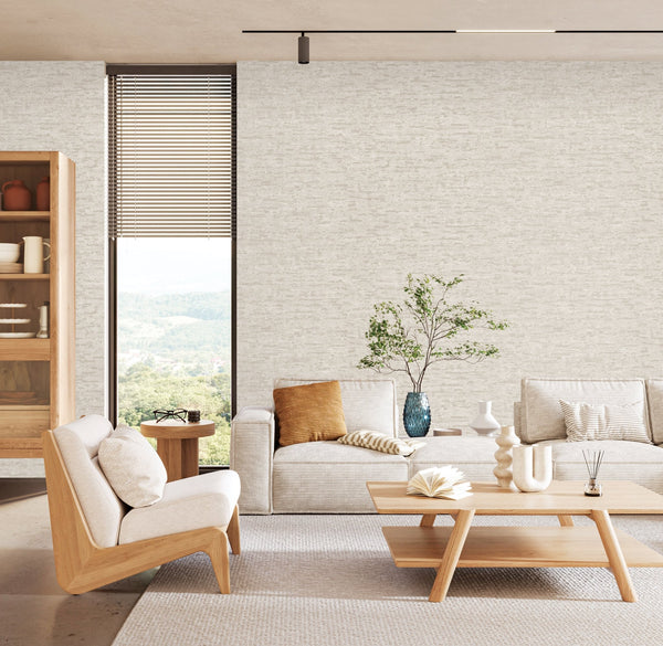 Light Cream Muse Stucco Texture Wallpaper, Natural Wallpaper, Modern & Minimalist Wall Covering, Modern Look Neutral Colors Glittering Wall Cover - Adawall Wallpaper -Registered Trade Accounts Only, Wallpaper Wholesale Account - 25108-2 - Adawall Wholesale - Wallpaper Wholesaler
