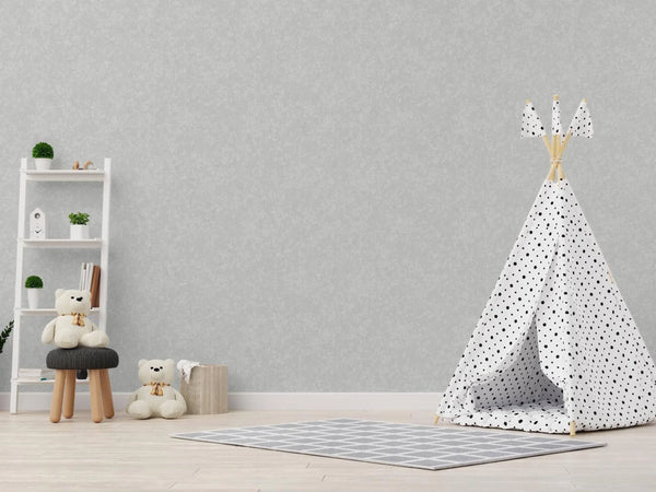 Light Gray 3D Embossed Distressed Wallpaper, Light Neutral Colors Non-Pasted Worn Texture Wall Paper - Walloro High End Wallcoverings & More