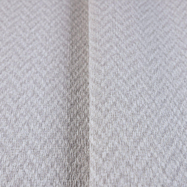 Light Gray Chevron Wallpaper, Zigzag Pattern Woven Textured Fiber Weave Design, Non-Pasted - Walloro High End Wallcoverings & More