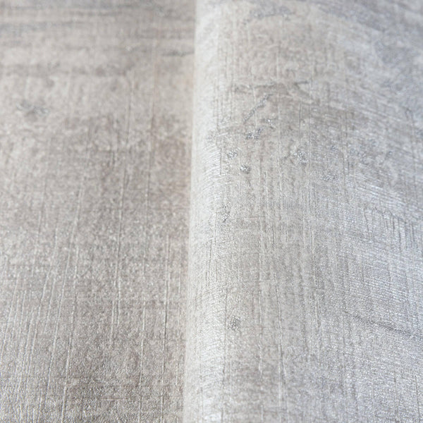 Light Gray Distressed Rustic 3D Embossed Wallpaper, Stylish Farmhouse Lodge Coutry Wallcovering - Walloro High End Wallcoverings & More