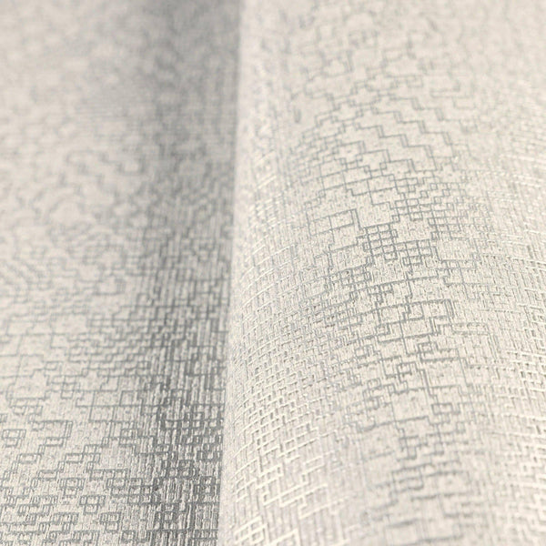 Light Silver Metallic Lines Abstract Wallpaper, 3D Embossed Realistic Shiny Lines Wallcovering - Adawall Wallpaper - Registered Trade Accounts Only, Wallpaper Wholesale Account - 1102-1 - Adawall Wholesale - Wallpaper Wholesaler