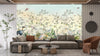 Blossom Trees Wallpaper, Chinoiserie Mural, Oversized Custom Size Wall Art, Non-Woven, Non-Adhesive, Modern Wall Paper, Removable