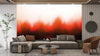 Ink Painting Dark Fire Wallpaper, Traditional Japanese Mural, Oversized Custom Size Wall Art, Non-Woven, Non-Adhesive, Modern Wall Paper, Removable
