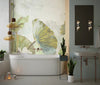 Lotus Leaves Wallpaper, Botanical Mural, Oversized Custom Size Wall Art, Non - Woven, Non - Adhesive, Modern Wall Paper, Removable - Adawall Wallpaper - Registered Trade Accounts Only, Wallpaper Wholesale Account - W77813 - Adawall Wholesale - Wallpaper Wholesaler