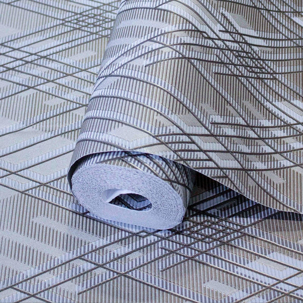 Luxurious Argyle Pattern Embossed Wallpaper, Gray, Blue Diamond Shape 3D Textured Shimmering, Geometric Design - Adawall Wallpaper - Registered Trade Accounts Only, Wallpaper Wholesale Account - 1213-4 - Adawall Wholesale - Wallpaper Wholesaler