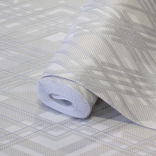 Luxurious Argyle Pattern Embossed Wallpaper, Gray, Silver Diamond Shape 3D Textured Shimmering, Geometric Design - Adawall Wallpaper - Registered Trade Accounts Only, Wallpaper Wholesale Account - 1213-2 - Adawall Wholesale - Wallpaper Wholesaler