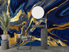 Luxury Blue Marble Wallpaper, Gold Abstract Mural, Oversized Custom Size Wall Art, Non - Woven, Non - Adhesive, Modern Wall Paper, Removable - Adawall Wallpaper - Registered Trade Accounts Only, Wallpaper Wholesale Account - W77916 - Adawall Wholesale - Wallpaper Wholesaler