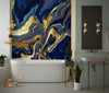Luxury Blue Marble Wallpaper, Gold Abstract Mural, Oversized Custom Size Wall Art, Non - Woven, Non - Adhesive, Modern Wall Paper, Removable - Adawall Wallpaper - Registered Trade Accounts Only, Wallpaper Wholesale Account - W77916 - Adawall Wholesale - Wallpaper Wholesaler
