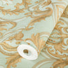 Luxury Deep Embossed Damask Wallpaper, Green, Gold Home & Commercial Use Decorative Wallcovering, Washable, Sturdy - Adawall Wallpaper - Registered Trade Accounts Only, Wallpaper Wholesale Account - 1308-4 - Adawall Wholesale - Wallpaper Wholesaler
