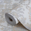 Luxury Deep Embossed Striped Wallpaper, Shiny Light Color Damask 3D Textured Wallcovering, Traditional, Large 114 sq ft Roll, Accent Wall - Adawall Wallpaper - Registered Trade Accounts Only, Wallpaper Wholesale Account - 6804-1 - Adawall Wholesale - Wallpaper Wholesaler