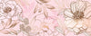Luxury Golden, Pink Wallpaper, Tropical Flower Mural, Oversized Custom Size Wall Art, Non - Woven, Non - Adhesive, Modern Wall Paper, Removable - Adawall Wallpaper - Registered Trade Accounts Only, Wallpaper Wholesale Account - W77938 - Adawall Wholesale - Wallpaper Wholesaler