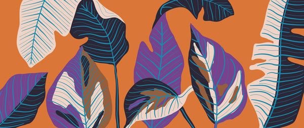 Luxury Leaf Wallpaper, Art Deco Mural, Oversized Custom Size Wall Art, Non - Woven, Non - Adhesive, Modern Wall Paper, Removable - Adawall Wallpaper - Registered Trade Accounts Only, Wallpaper Wholesale Account - W77749 - Adawall Wholesale - Wallpaper Wholesaler