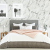 Luxury Marble Pattern Wallpaper, 3D Embossed Textured White, Gray Stone Design Realistic Wallcovering - Adawall Wallpaper - Registered Trade Accounts Only, Wallpaper Wholesale Account - 1109-2 - Adawall Wholesale - Wallpaper Wholesaler