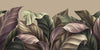 Luxury Tropical Leaves Wallpaper, Beige Background Mural, Oversized Custom Size Wall Art, Non - Woven, Non - Adhesive, Modern Wall Paper, Removable - Adawall Wallpaper - Registered Trade Accounts Only, Wallpaper Wholesale Account - W78224 - Adawall Wholesale - Wallpaper Wholesaler