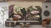 Luxury Tropical Leaves Wallpaper, Beige Background Mural, Oversized Custom Size Wall Art, Non - Woven, Non - Adhesive, Modern Wall Paper, Removable - Adawall Wallpaper - Registered Trade Accounts Only, Wallpaper Wholesale Account - W78224 - Adawall Wholesale - Wallpaper Wholesaler