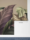 Luxury Tropical Leaves Wallpaper, Beige Background Mural, Oversized Custom Size Wall Art, Non - Woven, Non - Adhesive, Modern Wall Paper, Removable - Adawall Wallpaper - Registered Trade Accounts Only, Wallpaper Wholesale Account - W78224 - Adawall Wholesale - Wallpaper Wholesaler