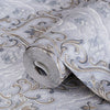 Marble Flowered Textured Embossed Gray, Home Wall Decor, Aesthetic Wallpaper, Textured Wallcovering Non - Adhesive - 41.7”W X 393”H - Adawall Wallpaper - Registered Trade Accounts Only, Wallpaper Wholesale Account - 1004-5 - Adawall Wholesale - Wallpaper Wholesaler