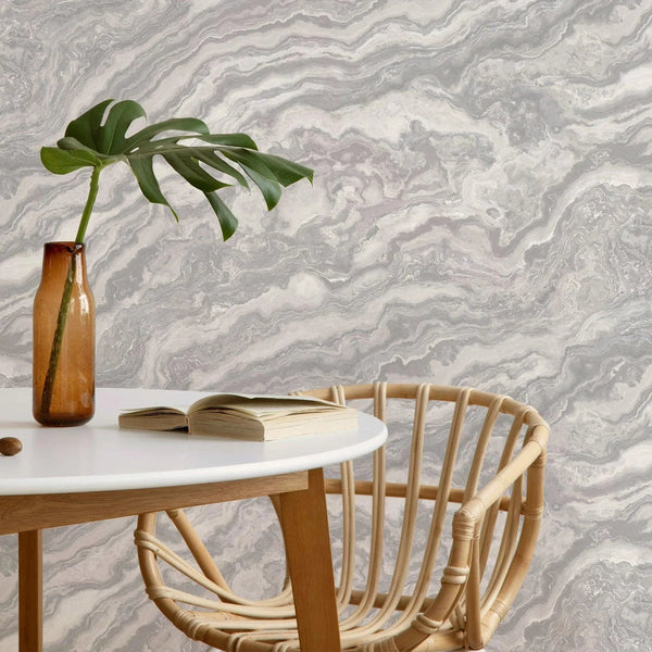 Marble Light Gray Layered Wallpaper, Home Wall Decor, Marbled Luxury Wallpaper, Textured Wallcovering Non - Adhesive, 177 sq ft Large Roll - Adawall Wallpaper - Registered Trade Accounts Only, Wallpaper Wholesale Account - 23102-2 - Adawall Wholesale - Wallpaper Wholesaler