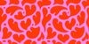 Melting Red Heart Wallpaper, Seamless Pattern Mural, Oversized Custom Size Wall Art, Non - Woven, Non - Adhesive, Modern Wall Paper, Removable - Adawall Wallpaper - Registered Trade Accounts Only, Wallpaper Wholesale Account - W78198 - Adawall Wholesale - Wallpaper Wholesaler