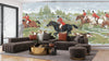 Men Ride Horses on the Field Wallpaper, Composition Mural, Oversized Custom Size Wall Art, Non - Woven, Non - Adhesive, Modern Wall Paper, Removable - Adawall Wallpaper - Registered Trade Accounts Only, Wallpaper Wholesale Account - W77666 - Adawall Wholesale - Wallpaper Wholesaler
