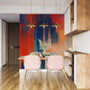 Modern Art Red and Blue Wallpaper, Abstract Paint Mural, Oversized Custom Size Wall Art, Non - Woven, Non - Adhesive, Modern Wall Paper, Removable - Adawall Wallpaper - Registered Trade Accounts Only, Wallpaper Wholesale Account - W77617 - Adawall Wholesale - Wallpaper Wholesaler