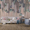 Modern Art Wall Mural, Trees Wallpaper, Beige Oversized Nature Theme Customized Wall Covering, Non - Woven, Non - Adhesive, Removable, Washable, Large - Adawall Wallpaper - Registered Trade Accounts Only, Wallpaper Wholesale Account - SE309-5 - Adawall Wholesale - Wallpaper Wholesaler