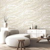 Modern Beige Marbled Layered Wallpaper, Home Wall Decor, Shiny Wallpaper, Textured Wallcovering Non - Adhesive, 177 sq ft Roll, Washable - Adawall Wallpaper - Registered Trade Accounts Only, Wallpaper Wholesale Account - 23102-3 - Adawall Wholesale - Wallpaper Wholesaler