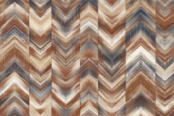 Modern Chevron Wall Mural, Brown Oversized Large Herringbone Wallpaper, Custom Size Geometric Wall Covering, Non - Woven, Non - Pasted, Removable - Adawall Wallpaper - Registered Trade Accounts Only, Wallpaper Wholesale Account - FJ313-3 - Adawall Wholesale - Wallpaper Wholesaler
