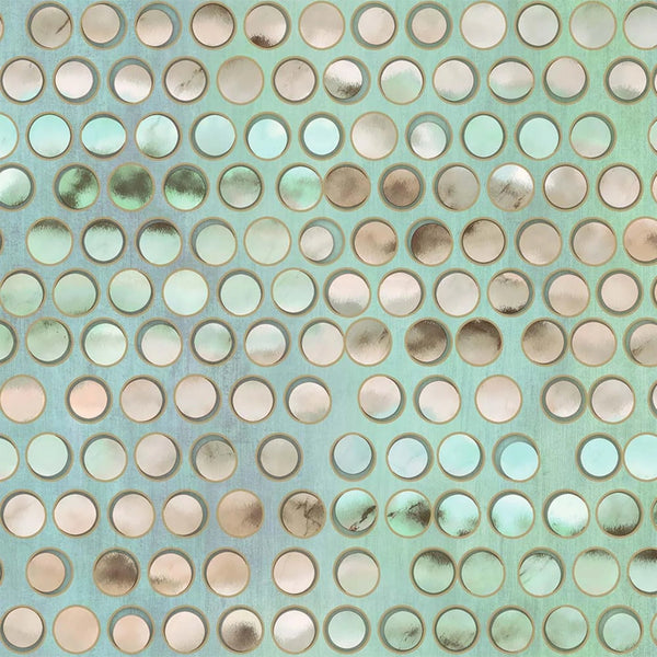 Modern Circles Geometric Wallpaper, Rich Textured Embossed Wallcovering, Traditional, Green Luxury Wallpaper, Extra Large 114 sq ft Roll - Adawall Wallpaper - Registered Trade Accounts Only, Wallpaper Wholesale Account - 4706-2 - Adawall Wholesale - Wallpaper Wholesaler