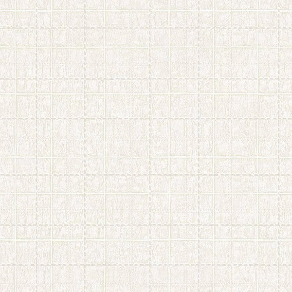 Modern Embossed Geometric Vanilla Home Wall Decor, Aesthetic Wallpaper, Textured Wallcovering Non-Adhesive and Non-Peel - Walloro High End Wallcoverings & More