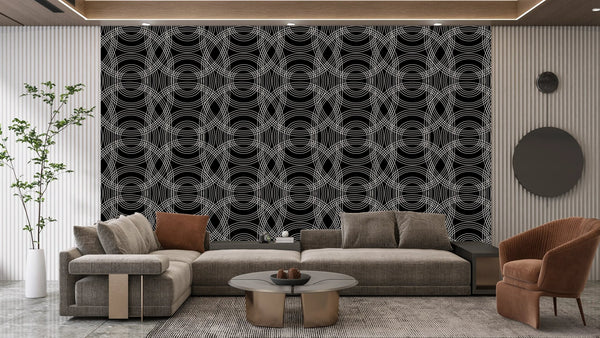Modern Geometric Wallpaper, Seamless Pattern Mural, Oversized Custom Size Wall Art, Non - Woven, Non - Adhesive, Modern Wall Paper, Removable - Adawall Wallpaper - Registered Trade Accounts Only, Wallpaper Wholesale Account - W78190 - Adawall Wholesale - Wallpaper Wholesaler