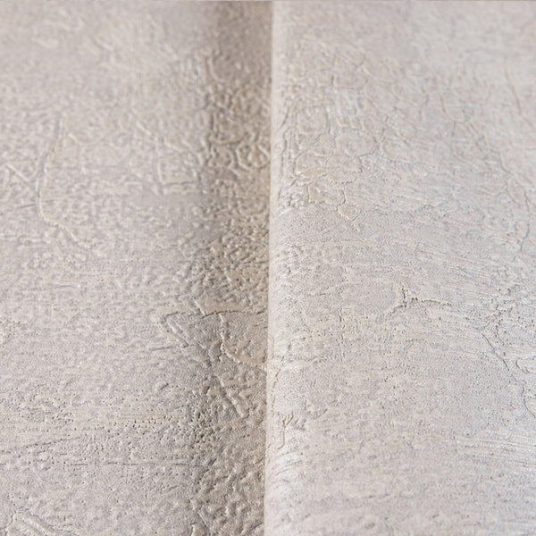 Modern Gray Embossed Wallpaper, Home Wall Decor, Aesthetic Wallpaper, Textured Wallcovering Non-Adhesive - 41.7”W X 393”H - Walloro High End Wallcoverings & More