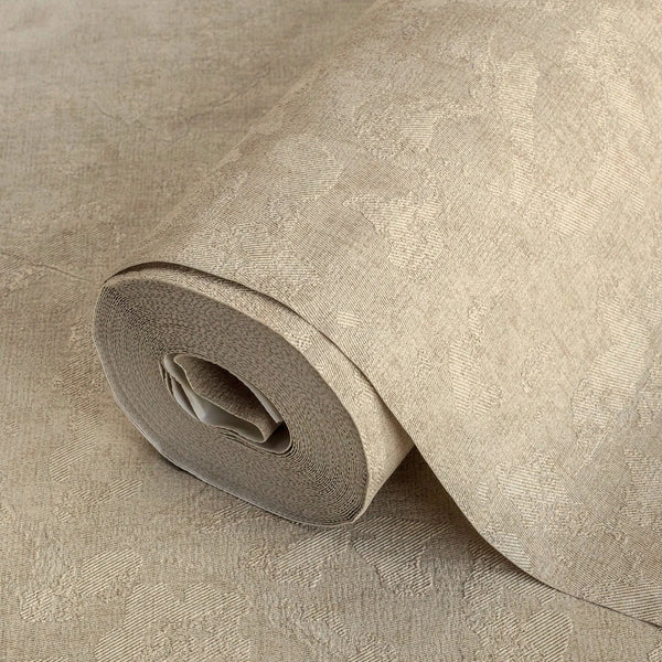 Modern Solid Color Embossed Textured Wallpaper, Dark Beige Contemporary Wallcovering, Monochromatic, Non - Woven - Adawall Wallpaper - Registered Trade Accounts Only, Wallpaper Wholesale Account - 5805-3 - Adawall Wholesale - Wallpaper Wholesaler