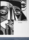 Modern Surreal, Black and White Wallpaper, Linocut Style Mural, Oversized Custom Size Wall Art, Non - Woven, Non - Adhesive, Modern Wall Paper, Removable - Adawall Wallpaper - Registered Trade Accounts Only, Wallpaper Wholesale Account - W78169 - Adawall Wholesale - Wallpaper Wholesaler