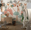 Monkey and Trees Wallpaper, Jungle Mural, Oversized Custom Size Wall Art, Non - Woven, Non - Adhesive, Modern Wall Paper, Removable - Adawall Wallpaper - Registered Trade Accounts Only, Wallpaper Wholesale Account - W77777 - Adawall Wholesale - Wallpaper Wholesaler