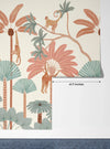 Monkey and Trees Wallpaper, Jungle Mural, Oversized Custom Size Wall Art, Non - Woven, Non - Adhesive, Modern Wall Paper, Removable - Adawall Wallpaper - Registered Trade Accounts Only, Wallpaper Wholesale Account - W77777 - Adawall Wholesale - Wallpaper Wholesaler