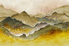 Mountain Scenic Wall Mural, Yellow Nature Wallpaper, Custom Size Wall Covering, Non - Woven, Non - Pasted, Removable, Washable, Extra Large Bird Art - Adawall Wallpaper - Registered Trade Accounts Only, Wallpaper Wholesale Account - FJ317-1 - Adawall Wholesale - Wallpaper Wholesaler