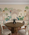 Mughal Garden Wallpaper, Peacock, Parrot Mural, Oversized Custom Size Wall Art, Non - Woven, Non - Adhesive, Modern Wall Paper, Removable - Adawall Wallpaper - Registered Trade Accounts Only, Wallpaper Wholesale Account - W77721 - Adawall Wholesale - Wallpaper Wholesaler