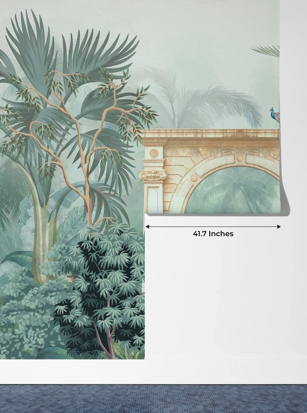 Mughal Garden Wallpaper, Traditional Mural, Oversized Custom Size Wall Art, Non - Woven, Non - Adhesive, Modern Wall Paper, Removable - Adawall Wallpaper - Registered Trade Accounts Only, Wallpaper Wholesale Account - W77985 - Adawall Wholesale - Wallpaper Wholesaler