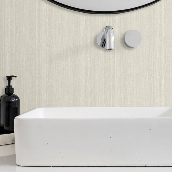 Off White 3D Embossed Modern Wallpaper, Subtle Neutral Colors Light Striped Design Wallcovering - Adawall Wallpaper - Registered Trade Accounts Only, Wallpaper Wholesale Account - 3711-1 - Adawall Wholesale - Wallpaper Wholesaler